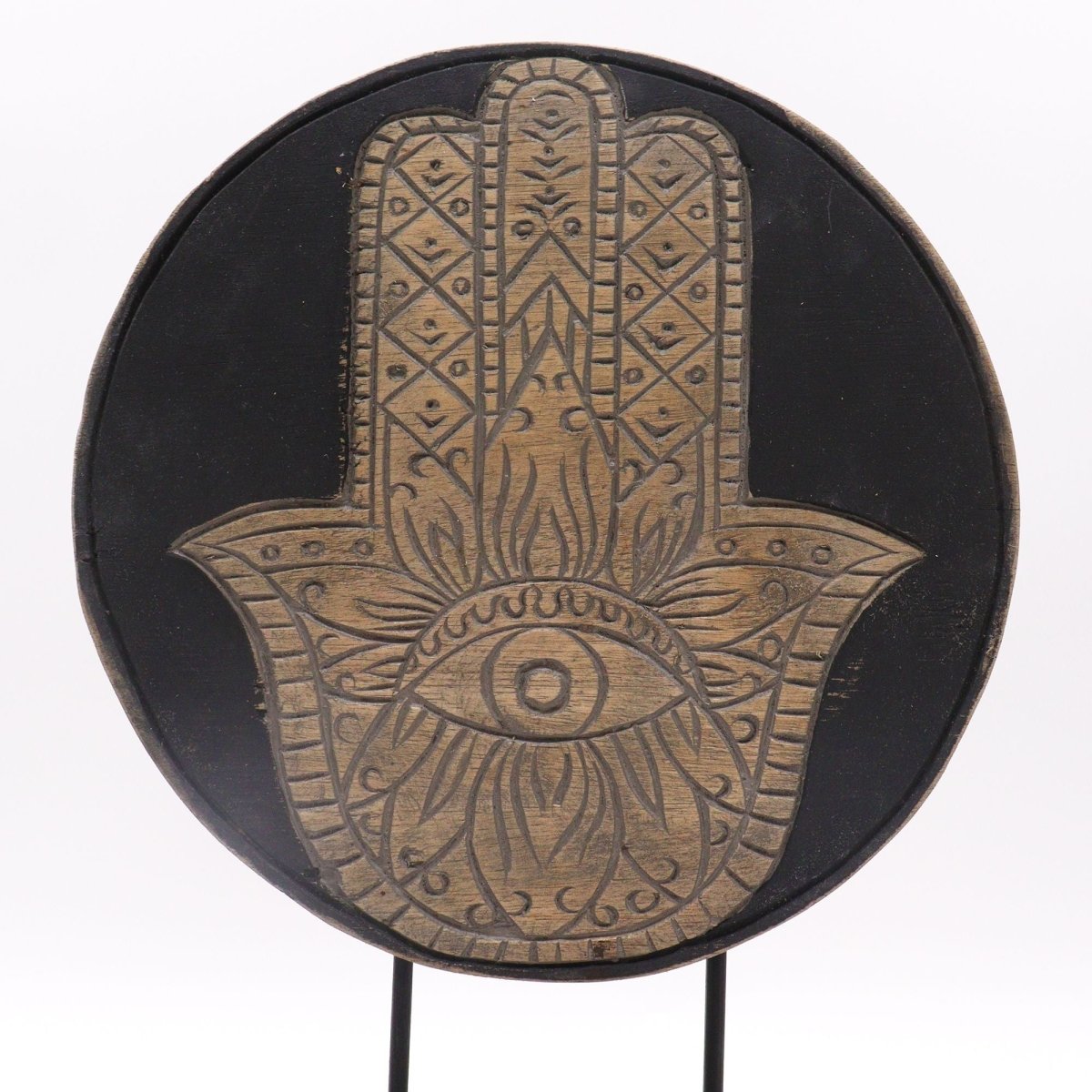 Set Feng Shui Buddha e Hamsa - Grigio - Aureth