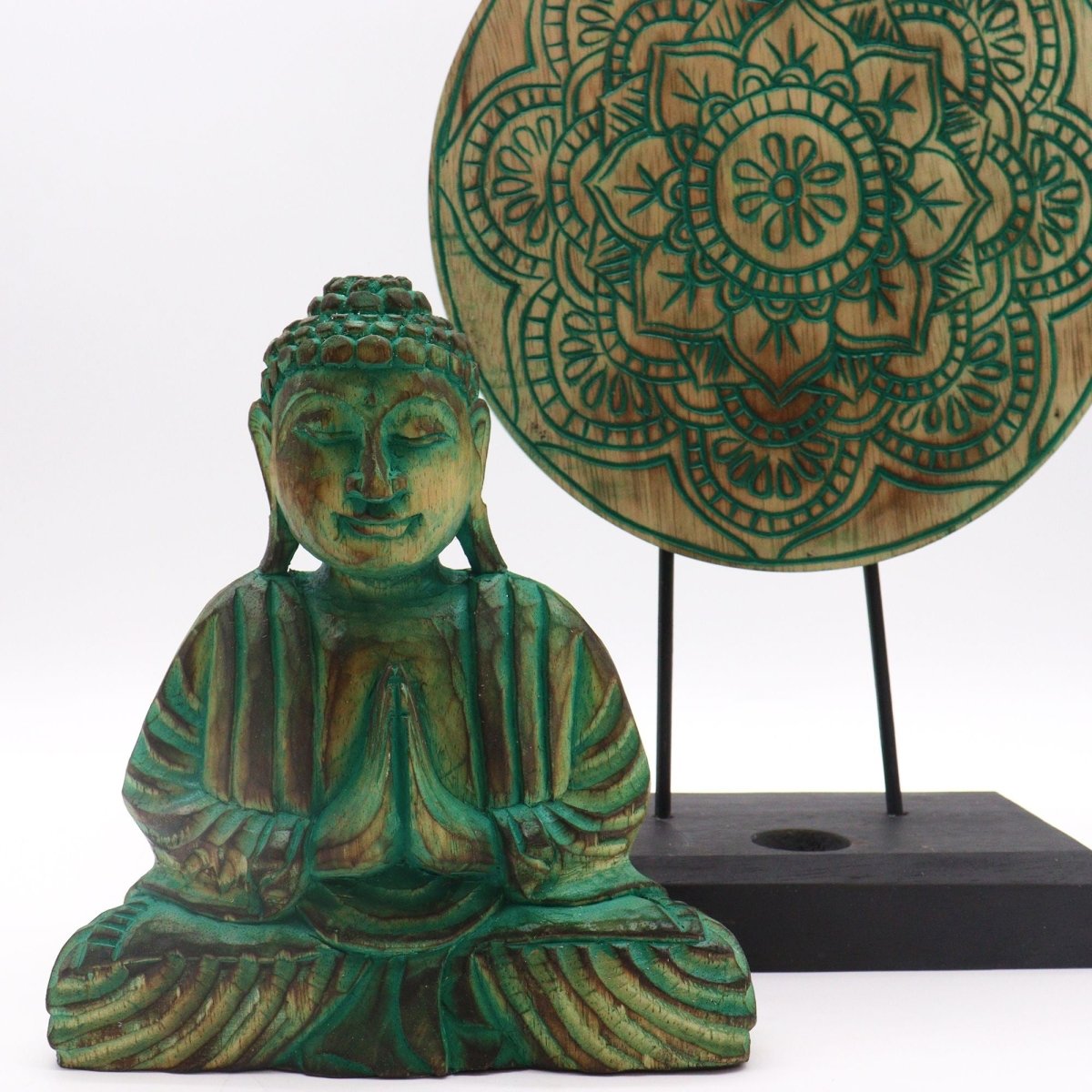 Set Feng Shui Buddha Nodo - Verde - Aureth