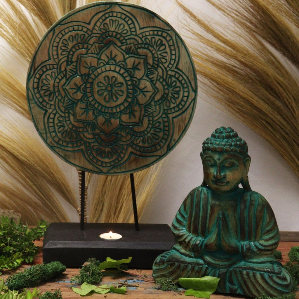 Set Feng Shui Buddha Nodo - Verde - Aureth