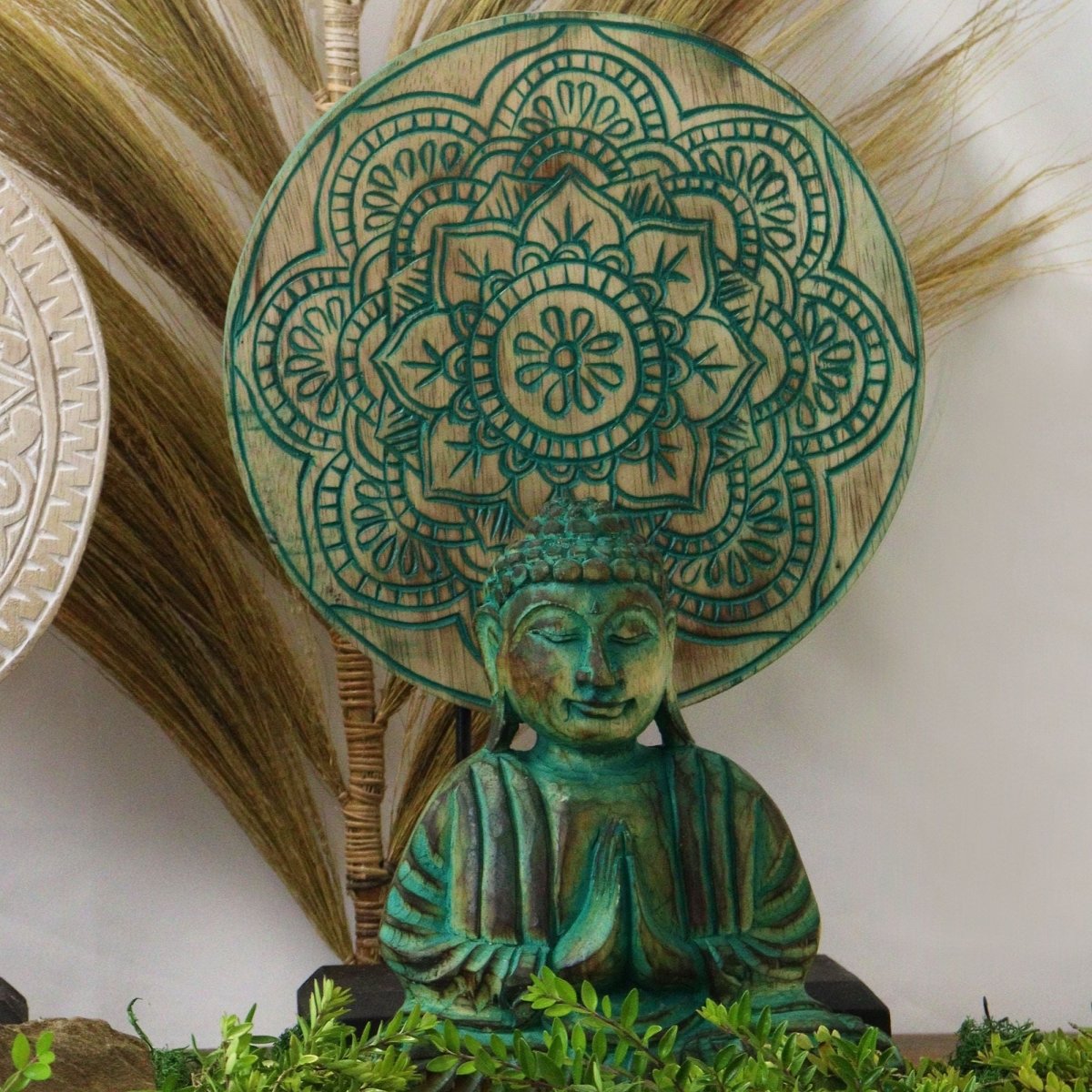 Set Feng Shui Buddha Nodo - Verde - Aureth