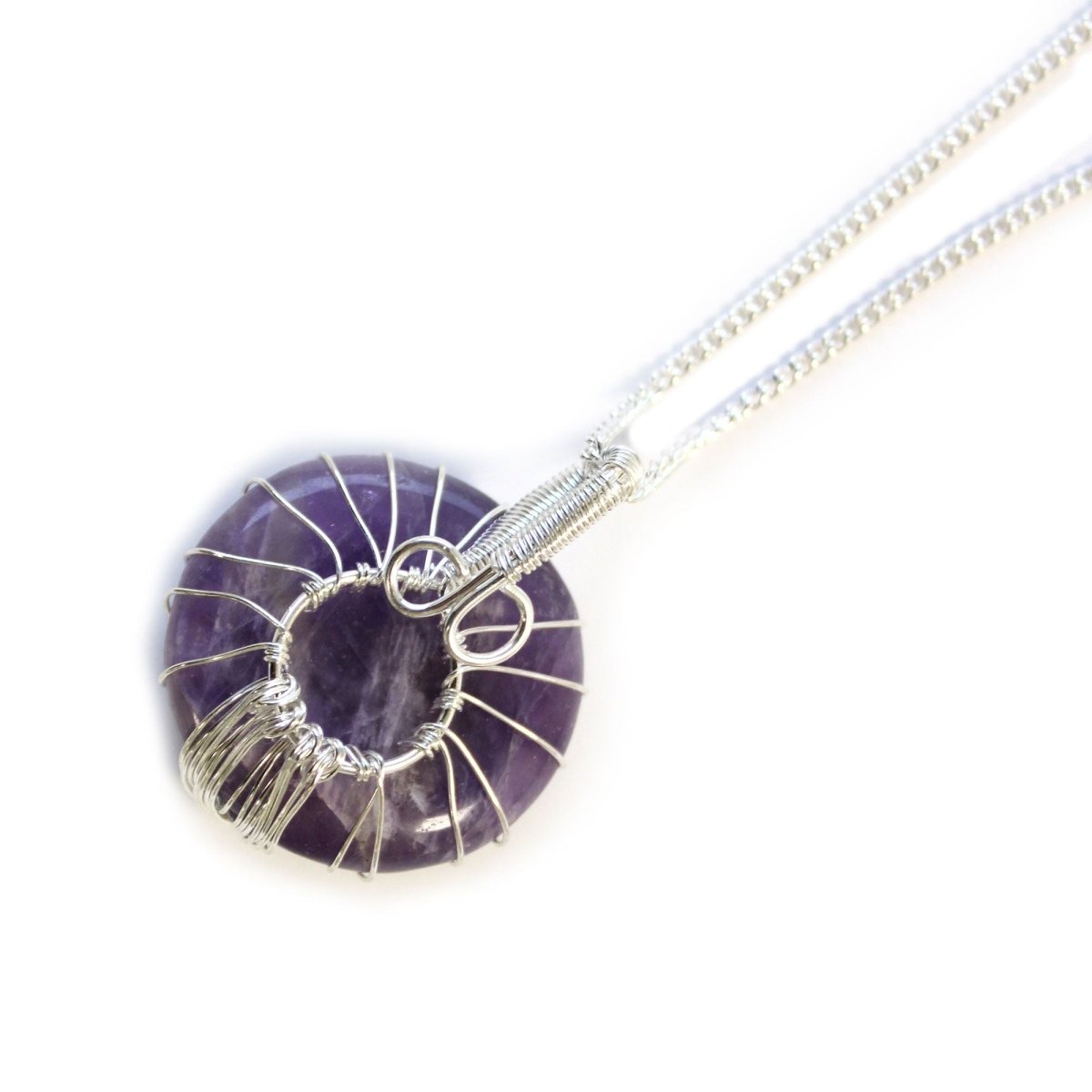 Tree of Life Gemstone Necklace - Amethyst - Talen