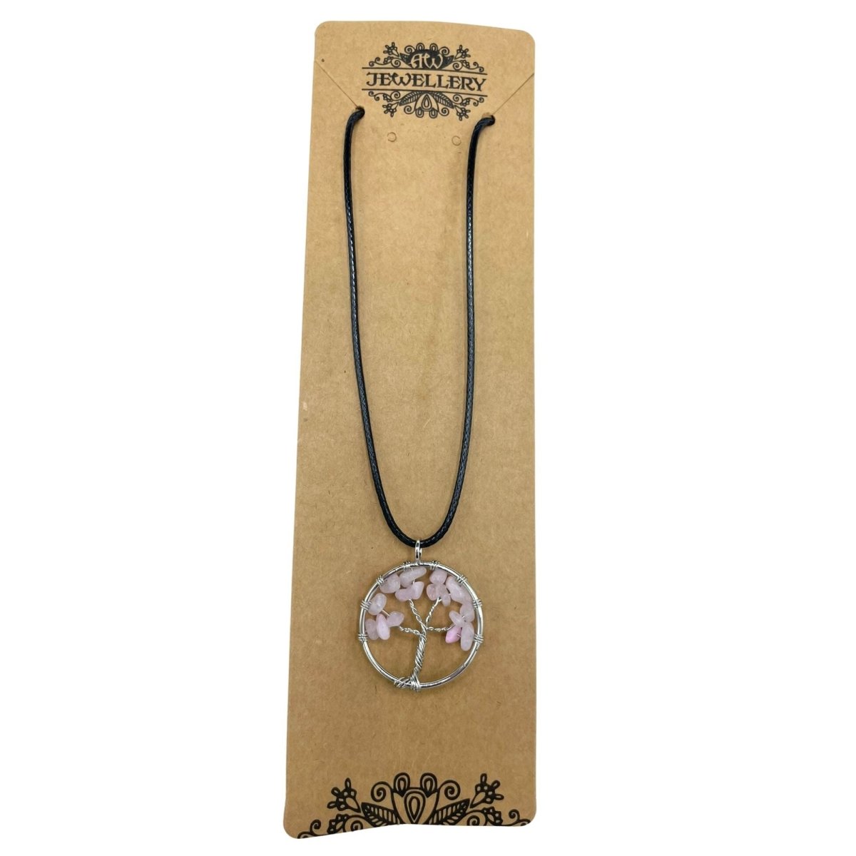 Tree of Life Pendant - Rose Quartz - Talen