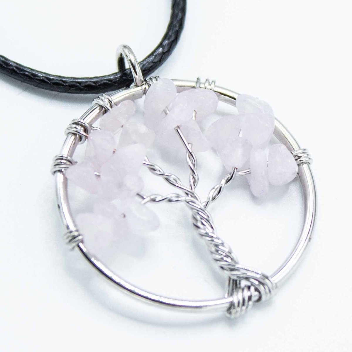 Tree of Life Pendant - Rose Quartz - Talen